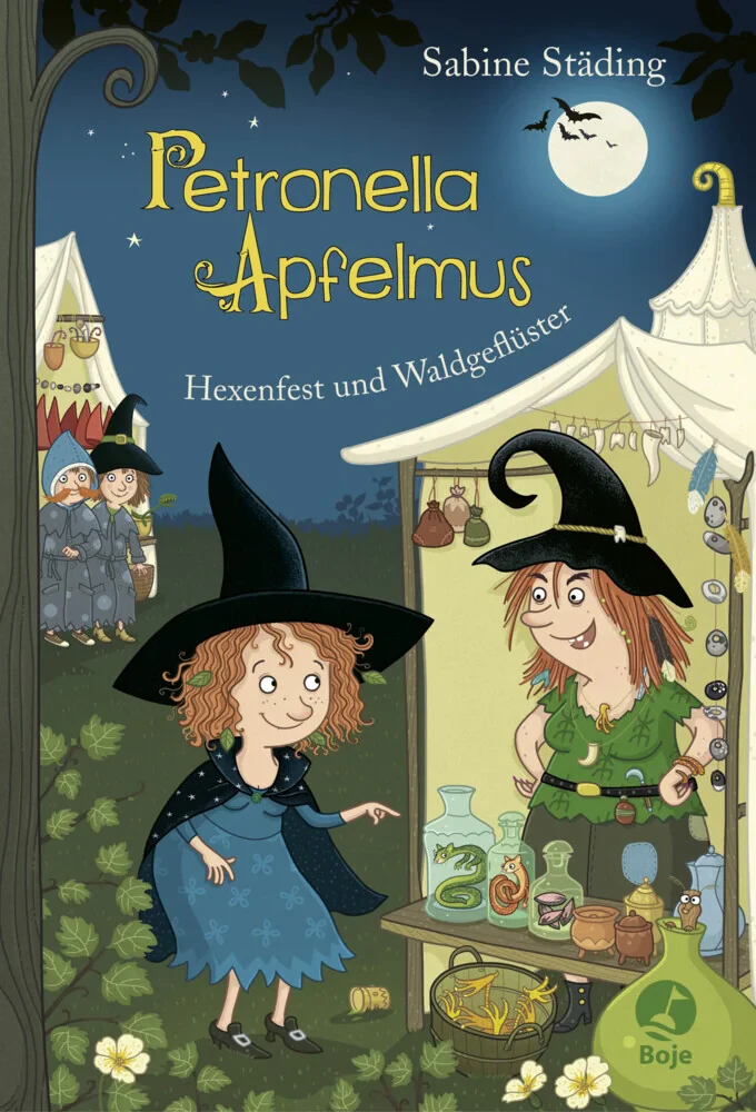 Coperta cărții "Petronella Apfelmus - Hexenfest und Waldgefluster" de Städing Sabine