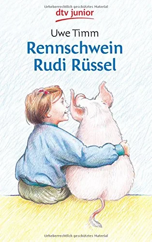 Coperta cărții "Rennschwein Rudi R�ssel" de Uwe Timm