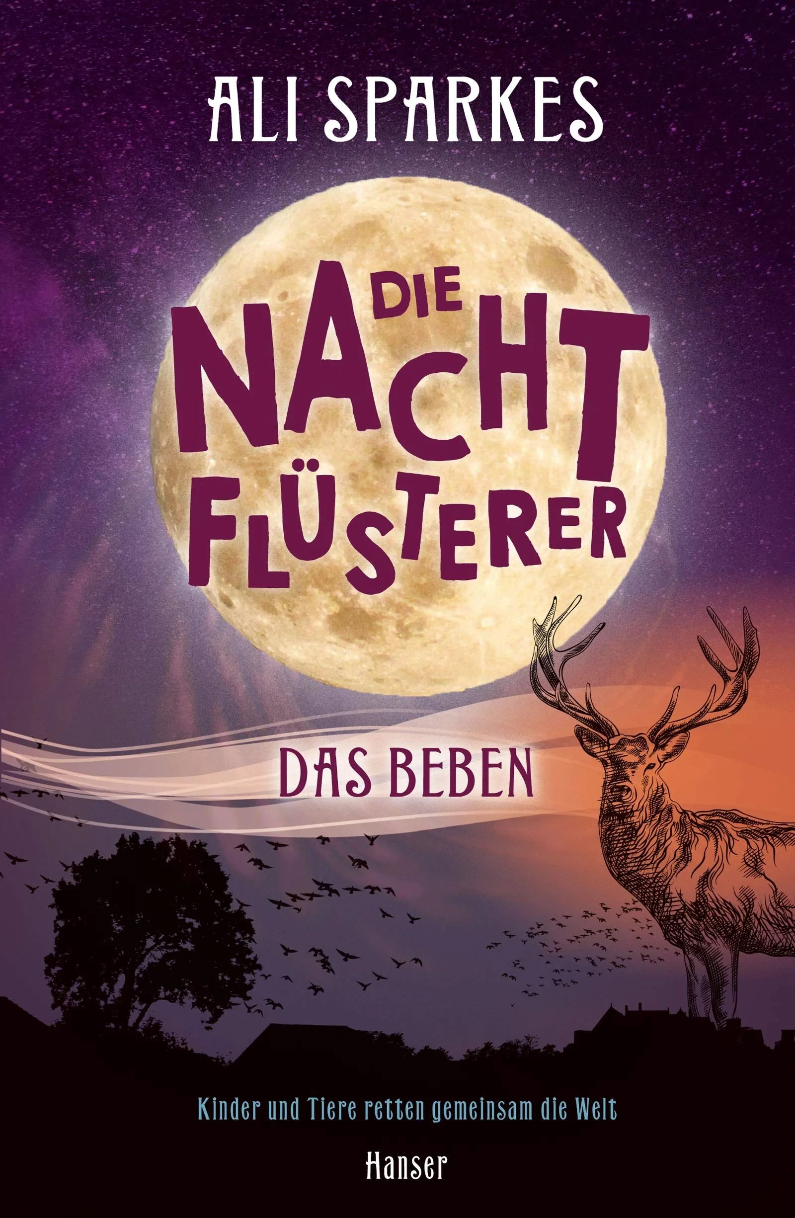 Coperta cărții "Die Nachtflüsterer - Das Beben" de Ali Sparkes