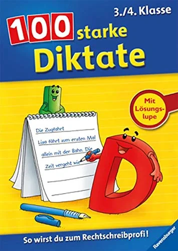 Coperta cărții "100 starke Diktate (3./4. Klasse)" de autor necunoscut