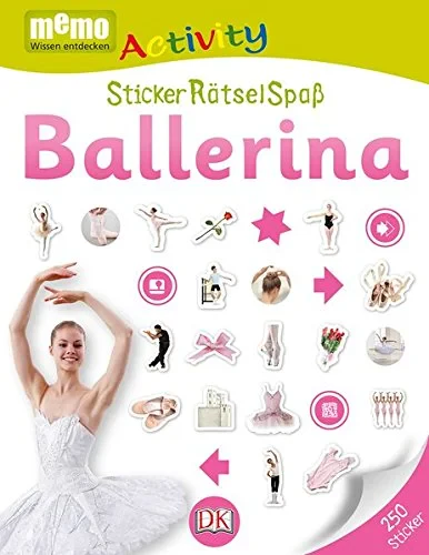 Coperta cărții "Memo Activity-Sticker RtselSpa Ballerina" de DK