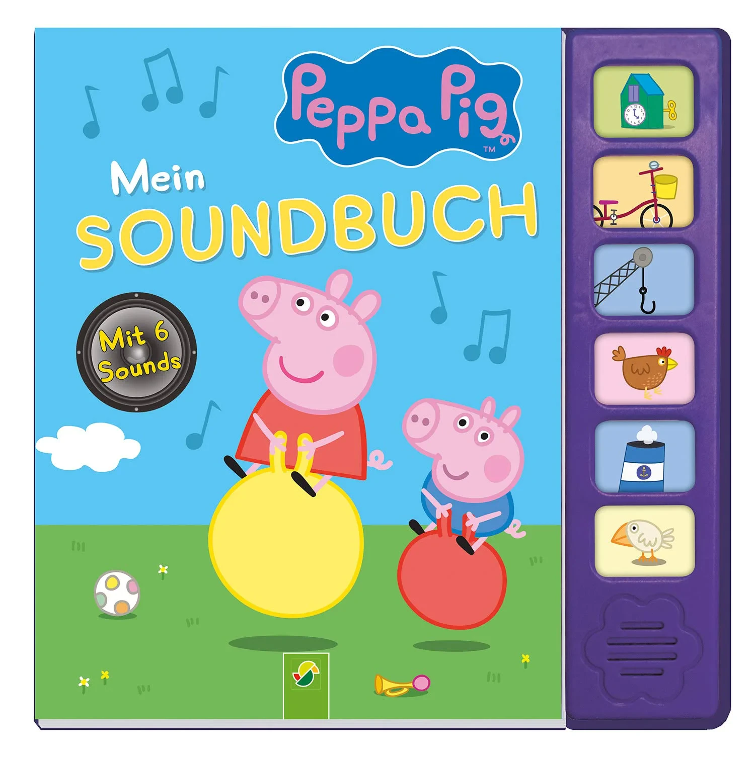 Coperta cărții "Peppa Pig Mein Soundbuch: Mit 6 Sounds " de Florentine Specht