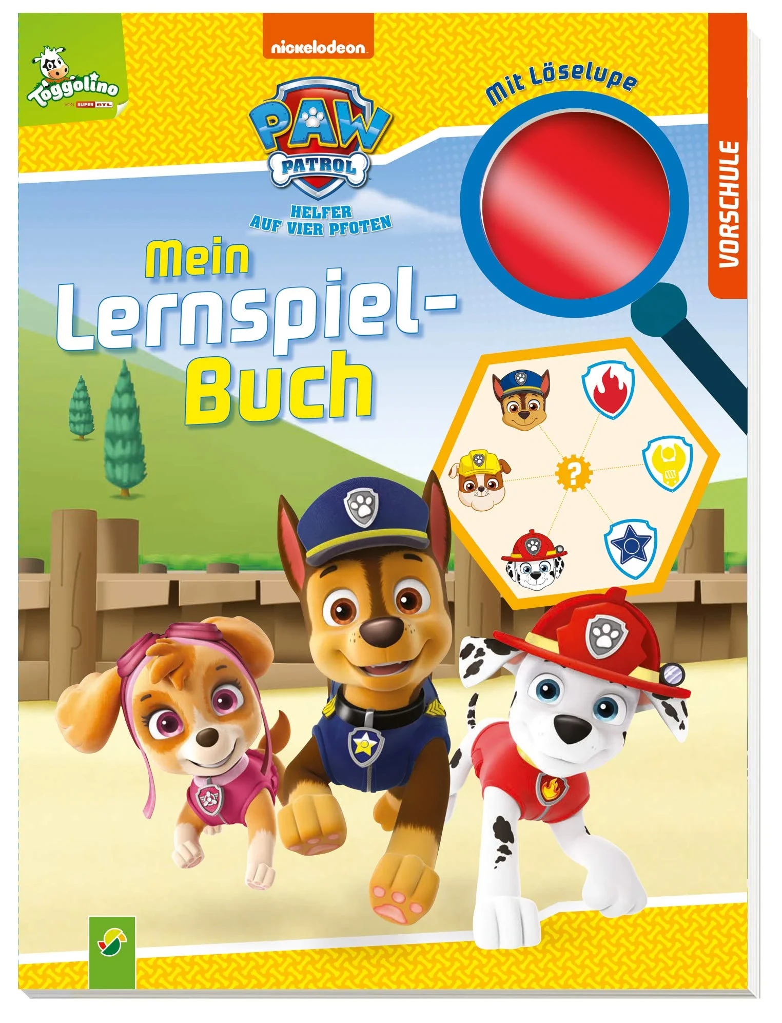 Coperta cărții "Paw Patrol Lernheft Loselupe" de autor necunoscut