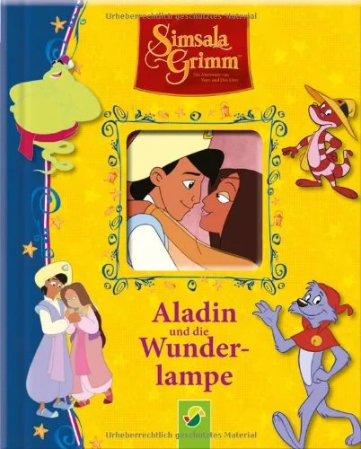 Coperta cărții "SimsalaGrimm: Aladin und die Wunderlampe" de autor necunoscut