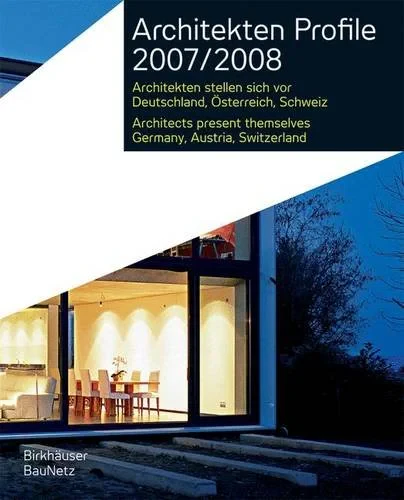 Coperta cărții "Architekten Profile 2007/2008" de Baunetz