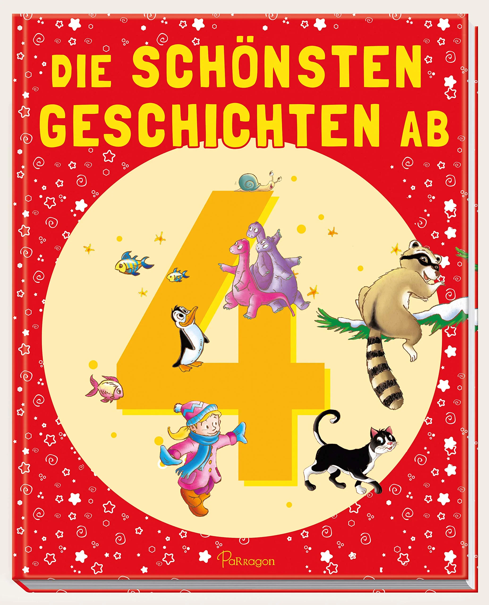 Coperta cărții "Die schönsten Geschichten ab 4" de Delphin Verlag