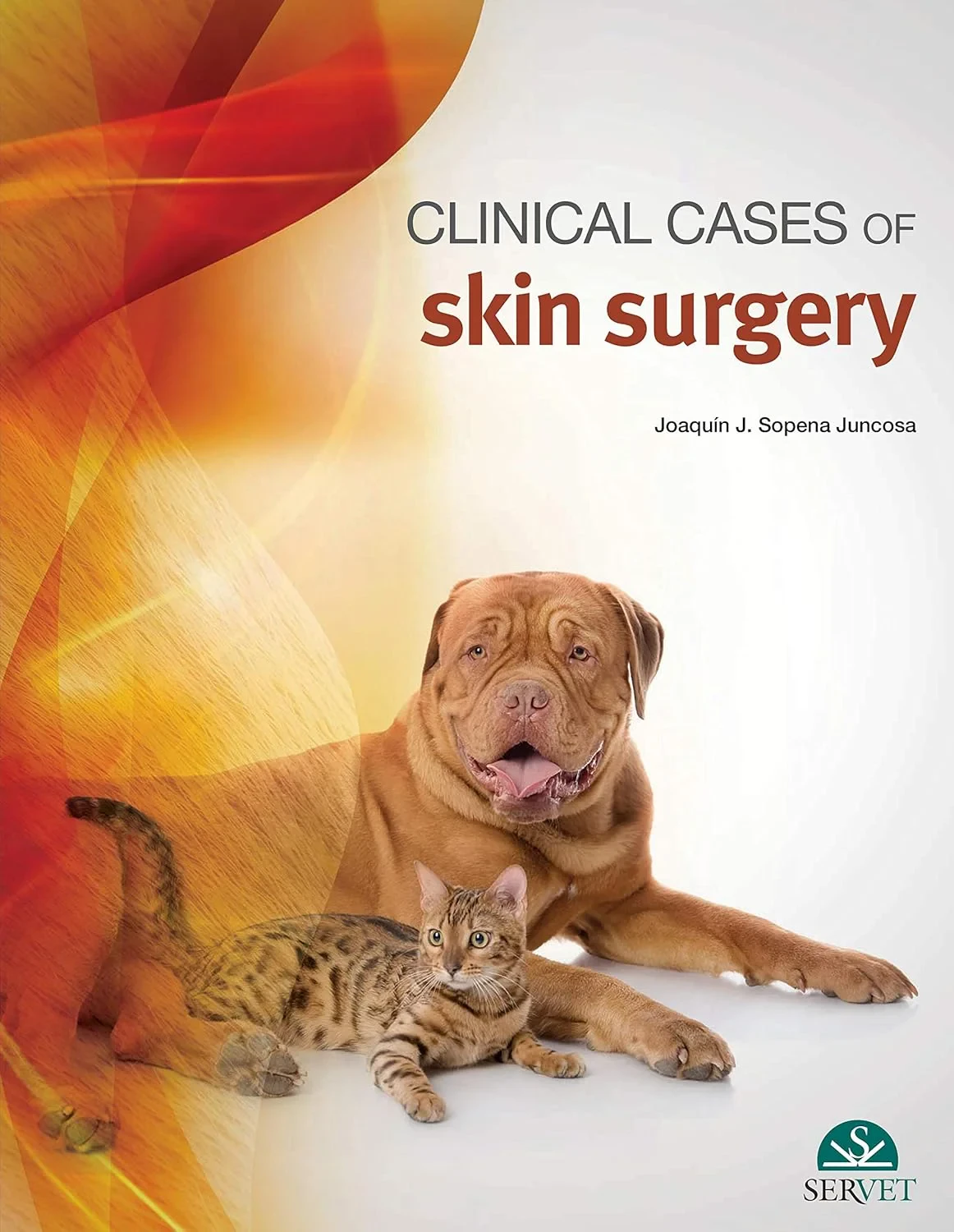 Coperta cărții "Clinical cases of skin surgery" de Joaquín Sopena et al.