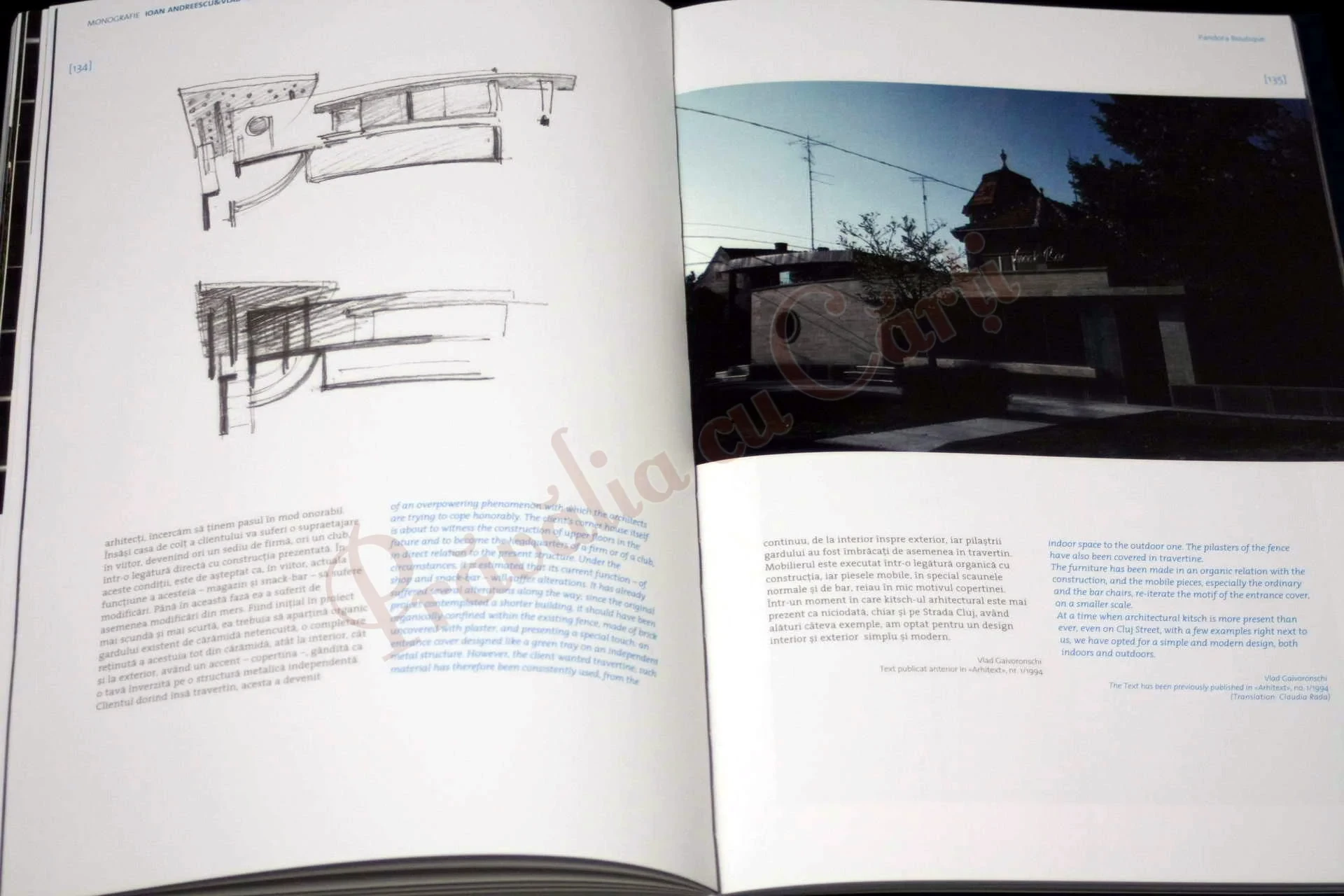 Coperta cărții "Monografiile arhitext - 03. - Discursurile (post)moderne ale arhitecturii / The (post)modern Challenges of Architecture" de Ioan Andreescu, Vlad Gaivoronschi