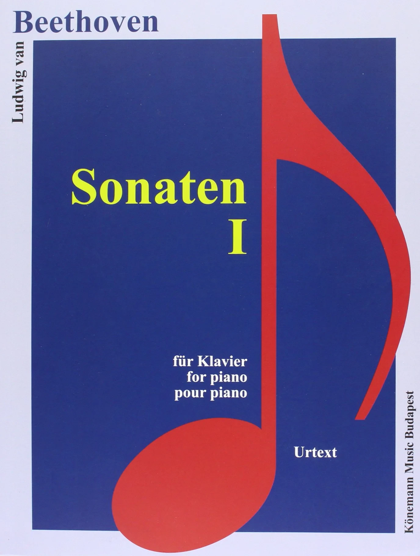 Coperta cărții "Beethoven, Sonaten I" de Ludwig van Beethoven