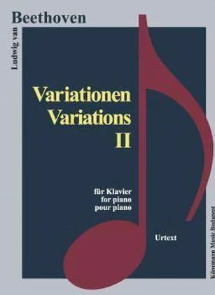 Coperta cărții "Beethoven, Variationen II " de Ludwig van Beethoven