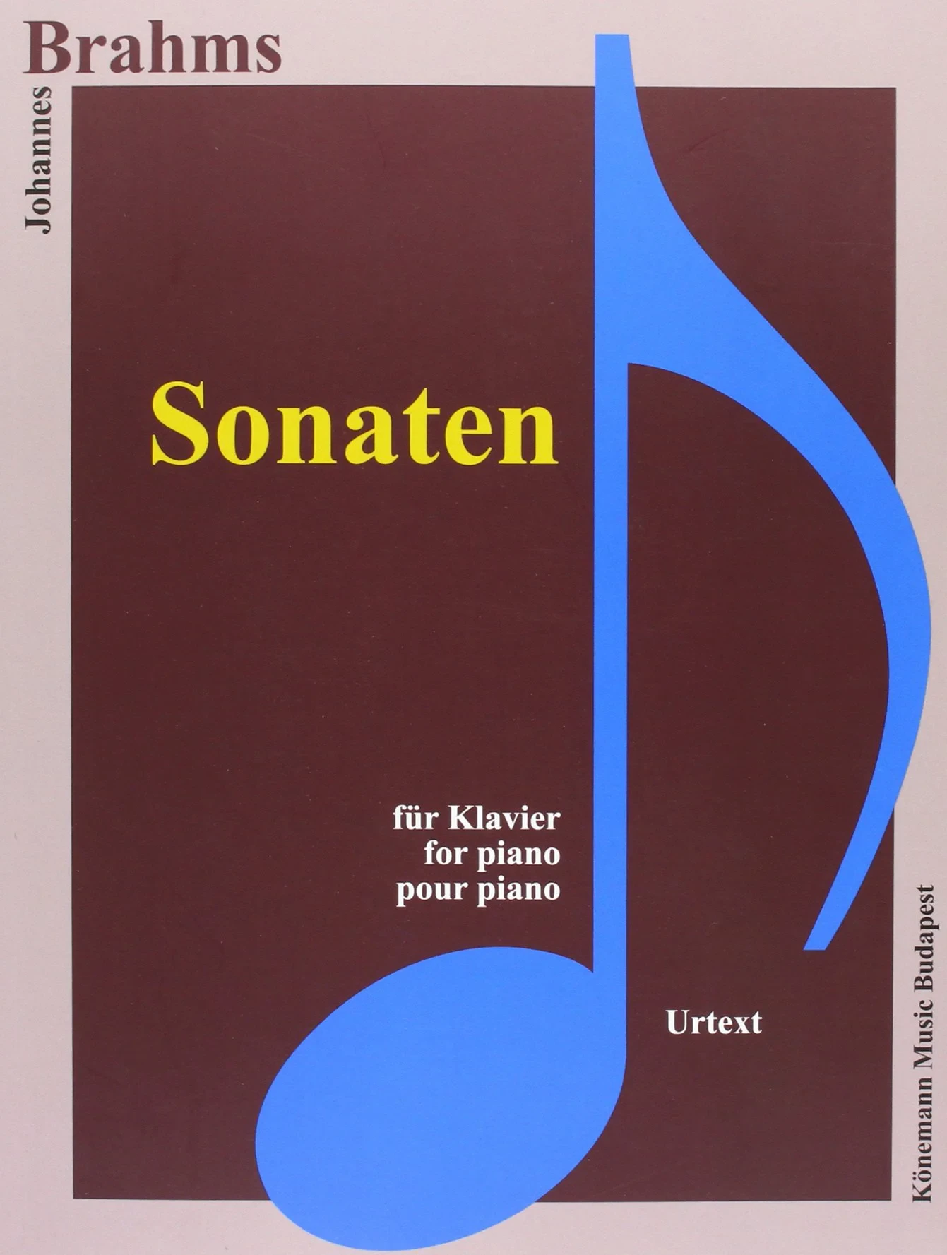 Coperta cărții "Brahms, Sonaten" de Johannes Brahms