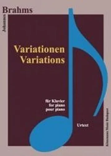 Coperta cărții "Brahms, Variationen" de Johannes Brahms