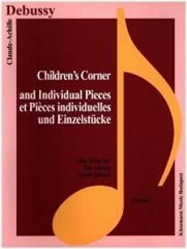 Coperta cărții "Debussy, Children's Corner" de Claude Debussy