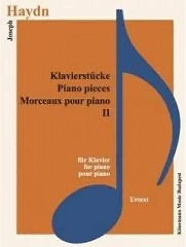 Coperta cărții "Haydn, Klavierstücke II" de Joseph Haydn
