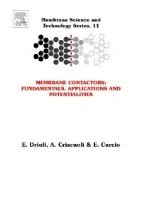 Membrane Contactors: Fundamentals, Applications an...