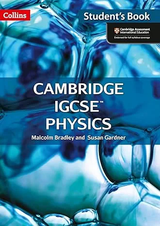 Coperta cărții "Cambridge IGCSE® Physics: Student Book (Collins Cambridge IGCSE ®) Paperback &amp;#150; December 1, 2014" de autor necunoscut