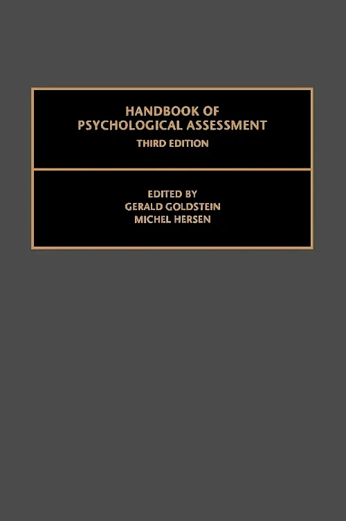 Handbook of Psychological Assessment