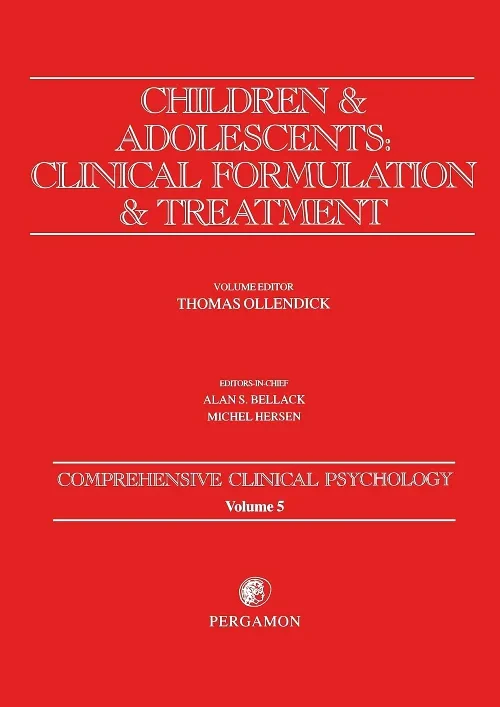 Children and Adolescents: Clinical Formulation and...