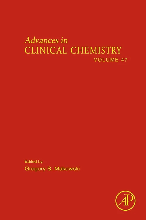 Coperta cărții "Advances in Clinical Chemistry" de autor necunoscut