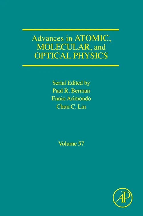 Coperta cărții "Advances in Atomic, Molecular, and Optical Physics" de autor necunoscut