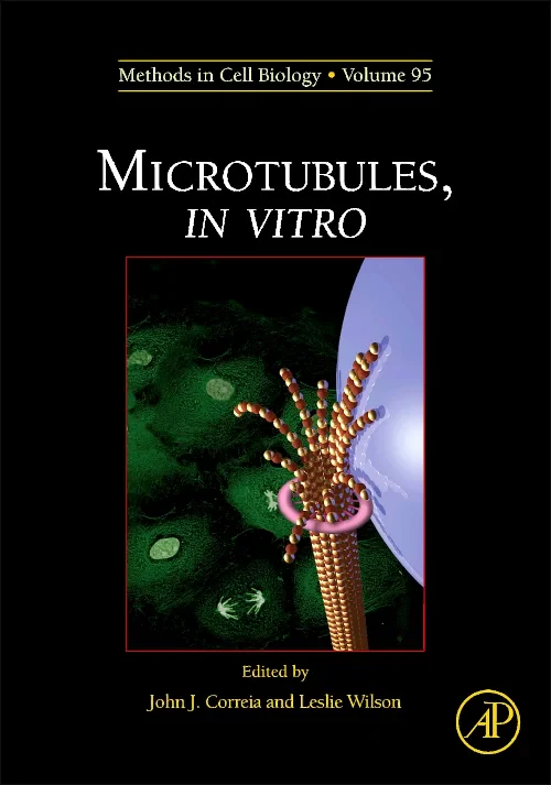 Coperta cărții "Microtubules, in vitro" de autor necunoscut