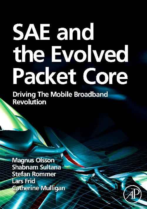 Coperta cărții "SAE and the Evolved Packet Core" de autor necunoscut