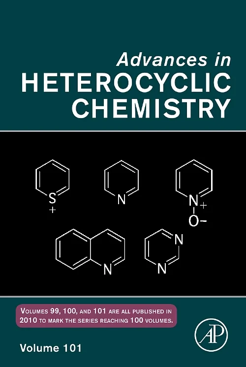 Coperta cărții "Advances in Heterocyclic Chemistry" de autor necunoscut