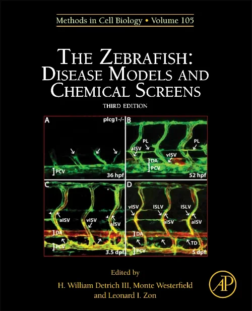 Coperta cărții "The Zebrafish: Disease Models and Chemical Screens" de autor necunoscut