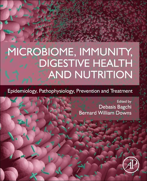 Coperta cărții "Microbiome, Immunity, Digestive Health and Nutrition" de autor necunoscut