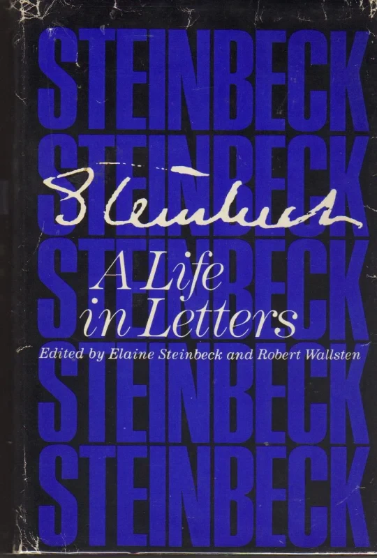 Coperta cărții "Steinbeck: A Life in Letters" de autor necunoscut