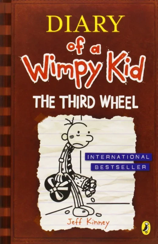 Coperta cărții "Diary of a Wimpy Kid: The Third Wheel" de autor necunoscut