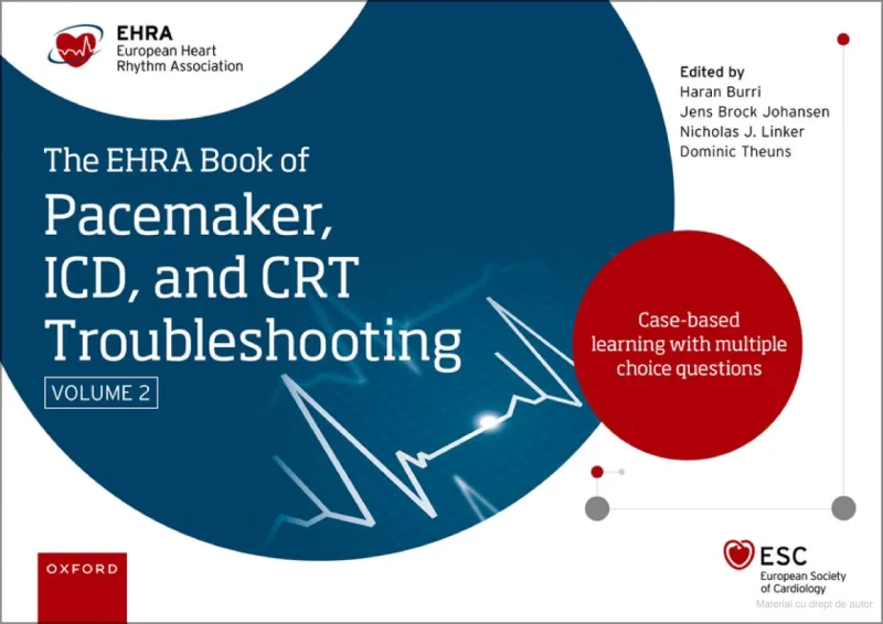 Coperta cărții "The EHRA Book of Pacemaker, ICD and CRT Troubleshooting Vol. 2" de autor necunoscut