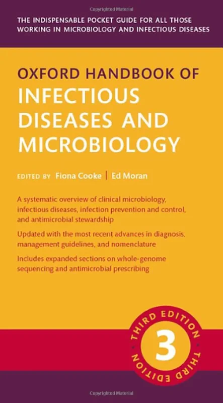 Coperta cărții "Oxford Handbook of Infectious Diseases and Microbiology" de autor necunoscut