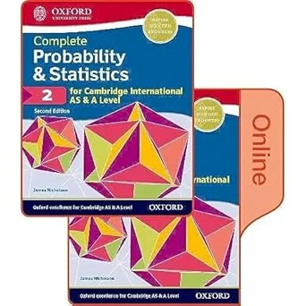Coperta cărții "Probability &amp; Statistics 2 for Cambridge International AS &amp; A Level: Print &amp; Online Student Book Pack" de autor necunoscut