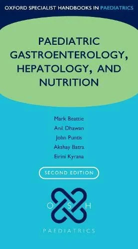 Coperta cărții "Oxford Specialist Handbook of Paediatric Gastroenterology, Hepatology, and Nutrition" de autor necunoscut