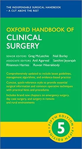 Coperta cărții "Oxford Handbook of Clinical Surgery" de autor necunoscut