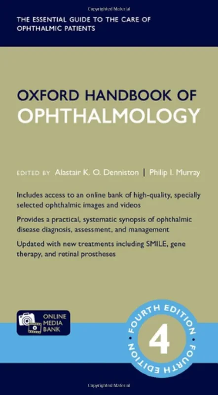Coperta cărții "Oxford Handbook of Ophthalmology" de autor necunoscut