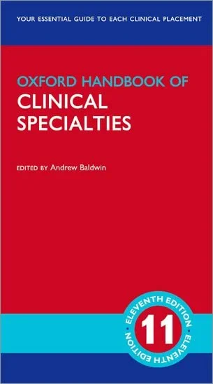 Coperta cărții "Oxford Handbook of Clinical Specialties" de autor necunoscut