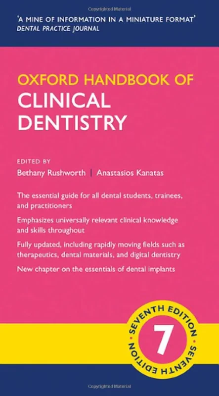 Coperta cărții "Oxford Handbook of Clinical Dentistry (Oxford Medical Handbooks)" de autor necunoscut