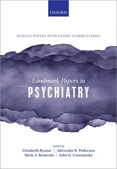 Coperta cărții "Landmark Papers in Psychiatry" de autor necunoscut