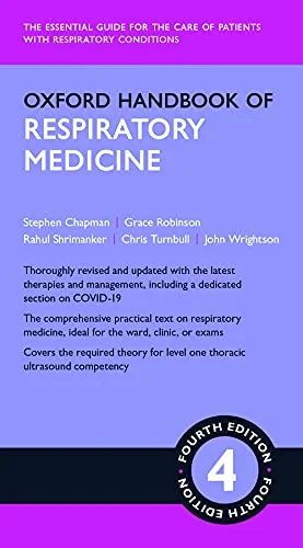 Coperta cărții "Oxford Handbook of Respiratory Medicine" de autor necunoscut