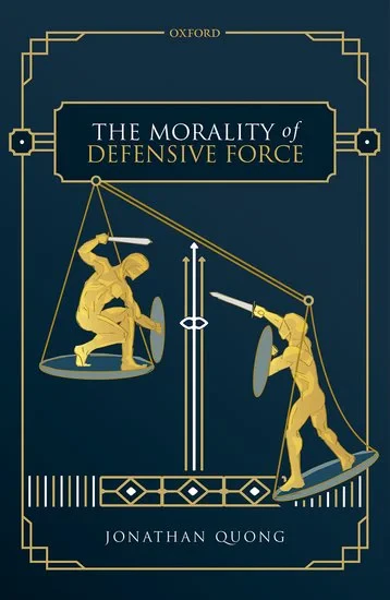 Coperta cărții "The Morality of Defensive Force" de autor necunoscut