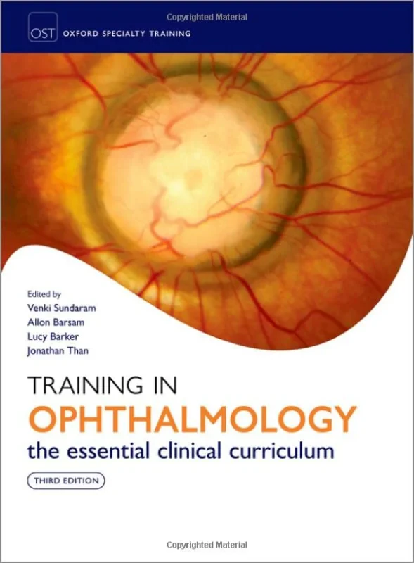 Coperta cărții "Training in Ophthalmology" de autor necunoscut