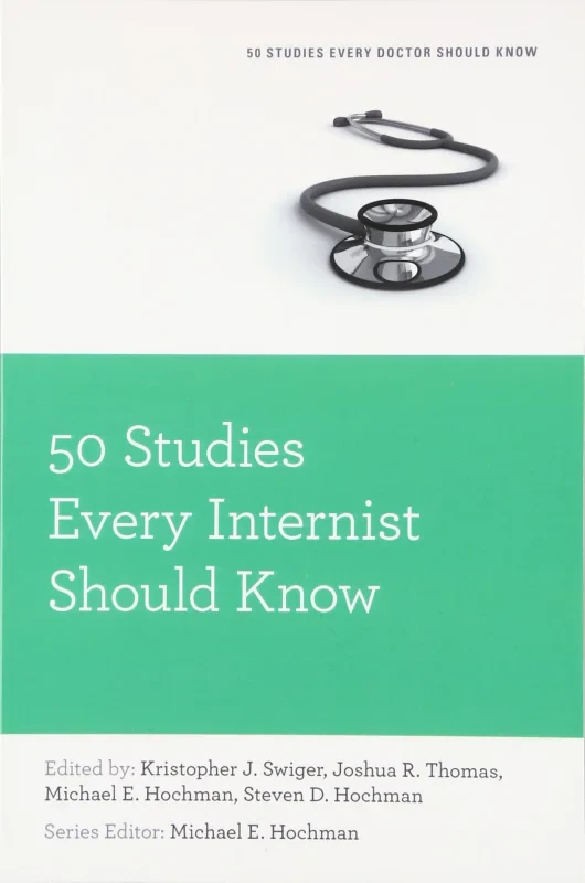 Coperta cărții "50 Studies Every Internist Should Know" de autor necunoscut