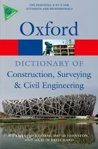 Coperta cărții "A Dictionary of Construction, Surveying, and Civil Engineering" de autor necunoscut