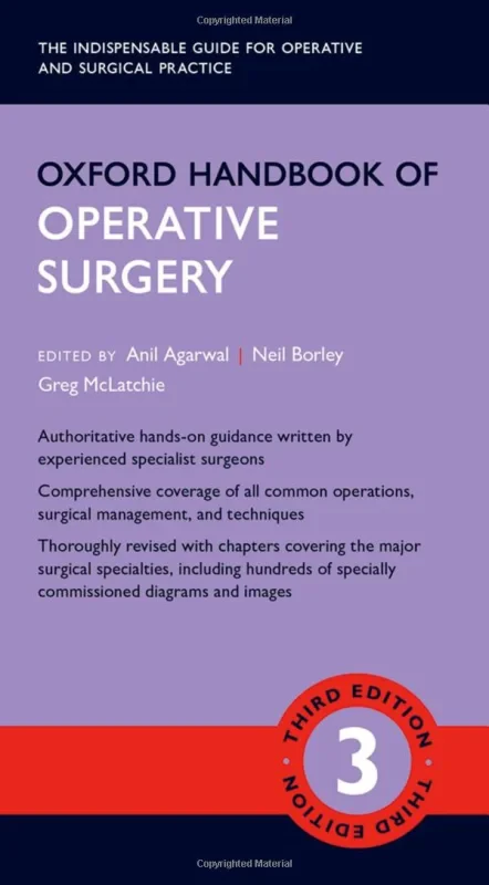Coperta cărții "Oxford Handbook of Operative Surgery" de autor necunoscut