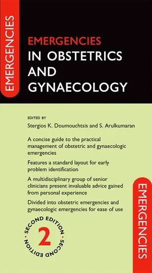 Coperta cărții "Emergencies in Obstetrics and Gynaecology" de autor necunoscut