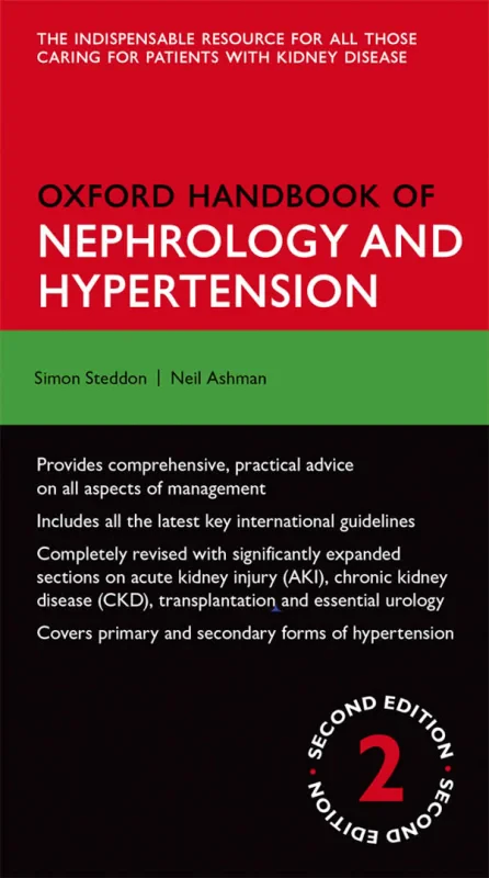 Coperta cărții "Oxford Handbook of Nephrology and Hypertension" de autor necunoscut