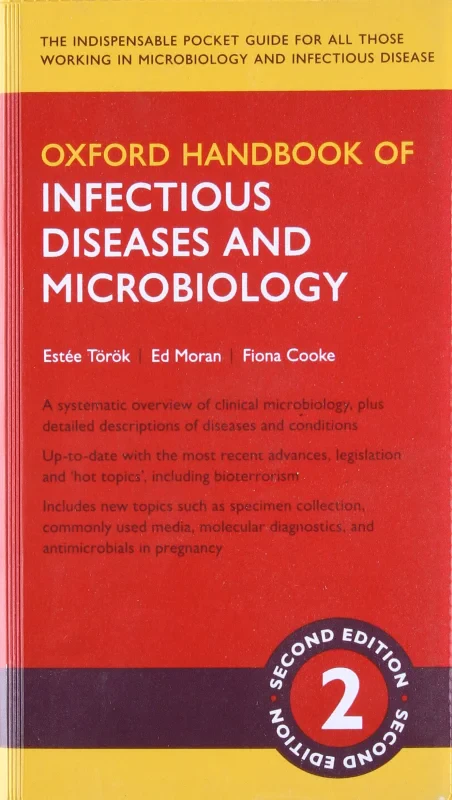 Coperta cărții "Oxford Handbook of Infectious Diseases and Microbiology" de autor necunoscut