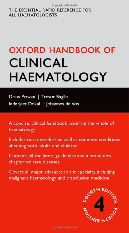 Coperta cărții "Oxford Handbook of Clinical Haematology" de autor necunoscut